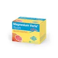Produktbild: Magnesium Verla plus – Magnesiumcitrat + Kaliumcitrat + Vitamin C als ideale Ergänzung für Sport und Fitness, mit erfrischendem Grapefruit-Geschmack, vegan, gluten- & laktosefrei, 50 St