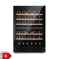Produktbild: Klarstein Vinovilla 50 Duo Zweizonen-Weinkühlschrank 53l 17 Fl. 3-Farben Glastür Schwarz 2 Kühlzonen