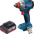 Produktbild: Bosch GDX 18V-285 Professional Akku Drehschlagschrauber 18 V 285 Nm 1/4'' Brushless + 1x Akku 4,0 Ah - ohne Ladegerät