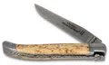 Produktbild: Claude Dozorme Taschenmesser 1.60.140.66MID, Laguiole - Griff 12cm Birke - Doppelplatine - Balbach DSC Damastklinge