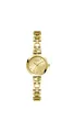 Produktbild: GUESS Damen Armbanduhr Lady G mit goldfarbenem Edelstahlarmband, 3 Bar, Gehäusedurchmesser: 26 mm, GW0549L2