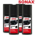 Produktbild: 4x SONAX Kunststoff Neu Farbauffrischer schwarz 100ml Kunststoffpflege