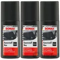 Produktbild: 3x 100ml SONAX KUNSTSTOFF NEU SCHWARZ KUNSTSTOFFPFLEGE STOßSTANGENSCHWARZ LACK