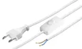 Produktbild: Goobay Euro Netzkabel mit Schalter Eurostecker  abisolierte Kabelenden mit Netzkabel, (150 cm)