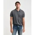 Produktbild: Gant für Herren. 2210 Piqué-Poloshirt Regular Fit Shield grau (XL), Lässig, Baumwolle, Kurzarm