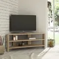 Produktbild: Decortie - Thales Modernes Eck-fernsehgerät Multimedia-center Tv-ecke Eiche 110cm - Oak - Oak