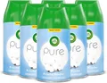 Produktbild: Air Wick Raumduft Freshmatic Max PURE Nachfüller Frische Wäsche 6 x 250ml (Vorratspack, 6-St., Automatisches Duftspray), mit ätherischen Ölen