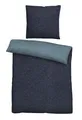 Produktbild: Biberna Cami Melange-Flanell Bettwäsche 135x200 cm blau