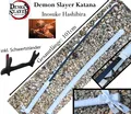 Produktbild: NEU DEMON SLAYER Samurai Katana Schwert gezackt 101cm für Cosplay Sammler Anime