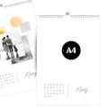 Produktbild: heaven+paper A4 Fotokalender immerwährend jahresunabhängig ohne Jahr zum selbstgestalten Wandkalender im eleganten Design, modern & schick ideal zum verschenken (Simplicity, A4)