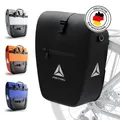 Produktbild: FREITHAL - Fahrradtasche für Gepäckträger aus recyceltem Gewebe [27L] - Verwendbar als Gepäckträgertasche & Umhängetasche - 100% wasserdicht