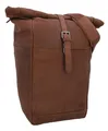 Produktbild: Gusti Gepäckträgertasche Leder - Amets T. Packtasche mit Schultergurt Fahrradtasche Umhängetasche groß Leder Braun