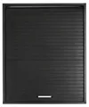 Produktbild: SIMMOB Küchenschrank Schrank Oberschrank Hängeschrank mit Rollladentür B 60 cm, Farbe:Schwarz