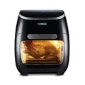 Produktbild: Tower T17076 Xpress Pro Combo 10-in-1 Digitale Heißluftfritteuse mit Schneller Luftzirkulation, 60-Minuten-Timer - Airfryer Airfryer Heißluftfritteuse XXL 11 l - 2000W - Schwarz