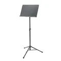 Produktbild: K&M 11960 Orchesternotenpult Schwarz – Notenständer von 74 - 127 cm ausziehbar – Stahl-Notenplatte mit Schnellverschluss