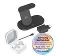 Produktbild: Samsung Galaxy Buds4 Pro SM-R640, White + gratis Samsung 3 in 1 Wireless Charger
