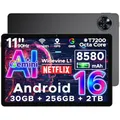Produktbild: DOOGEE U11 Pro Android 16 Tablet 11 Zoll Gemini AI, 30GB RAM+256GB ROM (2TB TF) 8580mAh, 90Hz Display, Unisoc T7200 Octa Core Tablet PC, 13MP+5MP, WiFi 5/Widevine L1/ GPS/Face ID/OTG [2025]