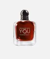 Produktbild: Emporio Armani Eau de Parfum Stronger With You Powerfully Herrenduft 100ml, Kirschakkord, Kastanie & Vanille mit intensiver Ausstrahlung
