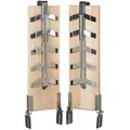Produktbild: Relaxdays Flammlachsbretter im 2er Set Hellbraun,Silber