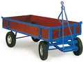 Produktbild: Protaurus Handpritschenwagen mit Bordwänden 1600x900mm Luft Rollenlager