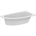 Produktbild: Raumspar-Badewanne Hotline Rundung links 1600x465x900mm Inhalt: 235 l Acryl, weiß