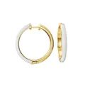 Produktbild: Esprit Damen Ohrringe Creole Edelstahl Gold Fancy white ESCO11656J000