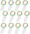 Produktbild: Jsdoin 12x20 LED Lichterkette Batterie 2m Micro Party Weihnachten Mehrfarbig