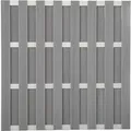 Produktbild: GroJa Fertigzaun Quadratisch Grau 180 cm x 180 cm