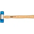 Produktbild: Kunststoff-Schonhammer 1951-32 blau/holz, rückschlagarm