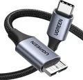 Produktbild: Ugreen USB-C auf Micro USB-B 3.0 Kabel, 5 Gbps, 3A Schnellladung, 1m, Grau