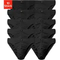 Produktbild: H.I.S Slip »Männer Unterhose« Packung, 10 Stk. in Unifarben, Gr. 9 (XXXL) - 10 Stk., schwarz, , 378798-9 10 Stk.