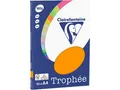 Produktbild: Clairefontaine Leuchtend orange A4 Farbiges Papier 160 g/m² (50 Blatt)