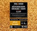 Produktbild: PINI 15 Kg Räucherchips Erle 4-6 mm Smoking Chips Räucherspäne
