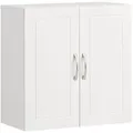 Produktbild: Sobuy Frg231-w Hängeschrank Mit Zwei Türen Wandschrank Badschrank Küchenschrank Medizinschrank Weiß Bht Ca: 60x60x30cm