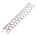 Produktbild: PROTEKTOR 9079 Aluminium Kantenprofil 250cm, 50 Stück Silber Aluschiene für Kantenschutz Trockenbau