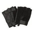 Produktbild: Adapter Universe Autofahrer Handschuhe Retro Vintage Leder Fingerlose Fahrerhandschuhe Fahrrad Schwarz