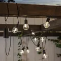 Produktbild: LED Lichterkette 10 Kugeln Filament LED L: 3,6m Batterie Timer für Außen Garten