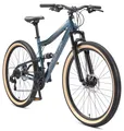 Produktbild: BIKESTAR Fully Mountainbike 27,5 Zoll | 17 Zoll Rahmen, 21 Gang Shimano Schaltung, Scheibenbremse | Blau