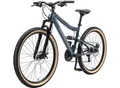 Produktbild: Mountainbike BIKESTAR Gr. 43, blau, Fahrräder, Damen, 43cm, 27,5 Zoll (69,85cm), für Damen und Herren, Kettenschaltung