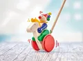 Produktbild: Selecta Kleinkindspielzeug Trotto Schiebefigur Reiter Pferd Holzspielzeug 62029
