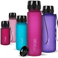 Produktbild: 720°DGREE Trinkflasche 1l Sport “uberBottle“ softTouch +Sieb - BPA-Frei - Wasserflasche für Uni, Arbeit, Fitness, Fahrrad, Outdoor, Job - Sportflasche aus Tritan - Leicht, Stoßfest, Wiederverwendbar
