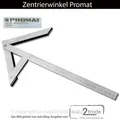 Produktbild: PROMAT  Zentrierwinkel  aus Stahl Schenkellänge 250x160 mm