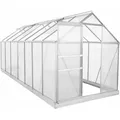 Produktbild: Zelsius - Aluminium Gewächshaus, 430 x 190 cm, inkl. Fundament