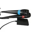 Produktbild: 2x SingStar Mikrofone Inkl. Adapter Sony Playstation 2 PS2 Singen Karaoke Party