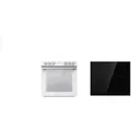 Produktbild: Gorenje Essential Duo Set CW com - BC6715E02WK+ECD643BX - Ofen mit Kochmulde - eingebaut - mit Selbstreinigung - Weiß/Schwarz/Silber