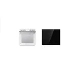 Produktbild: GORENJE Elektro-Herd-Set Gorenje BC6715E02WK+ECD643BX Einbau-Herdset mit Glaskeramikkochfeld weiß