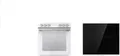 Produktbild: Gorenje Einbauherd-Set BC6715E02WK+ECD643BX | 77 l Backofen Umluft A | Glaskeramik-Kochfeld 60 cm | Bräterzone | Weiß, A (Spektrum: A+++ bis D)