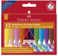Produktbild: FABER-CASTELL Radierbare Kreiden JUMBO, 12er Kartonetui