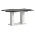 Produktbild: Esstisch MOTION - grau-weiß - ausziehbar - Doppelsäulen-Fuß Esszimmertisch