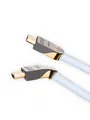 Produktbild: Supra HDMI 2.1 - 0.5 - Blau - 8K - Kabel mit abnehmbarem Steckergehäuse